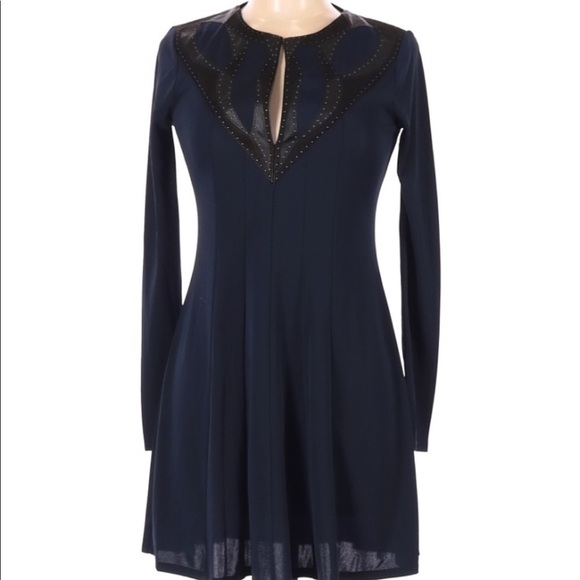 NEW BCBGMAXAZRIA Jaena Long Sleeve Dress XXS - Picture 1 of 8